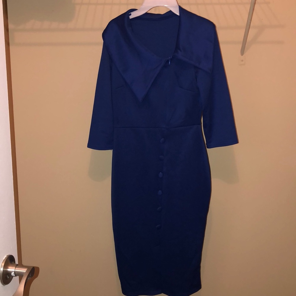 Blue dress